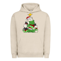 Pigment French Oak Christmas cat tree Urban Hoodie - MaliasSmallBusiness