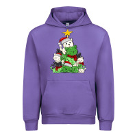 Tulip Christmas cat tree Urban Hoodie - MaliasSmallBusiness