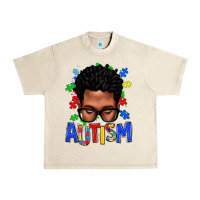 Sandshell autism afro man Urban Heavy Tee - texasbilliewilder
