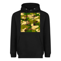 Black camouflage seamless pattern Heavyweight Hoodie - BundleAndBundleShop