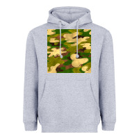 Heather Grey camouflage seamless pattern Heavyweight Hoodie - BundleAndBundleShop