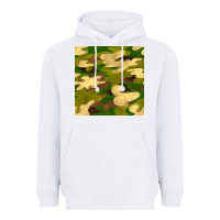 White camouflage seamless pattern Heavyweight Hoodie - BundleAndBundleShop