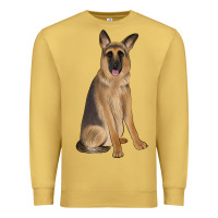 Antique Gold german shepherd Premium Sweatshirt - JahusDesignShop