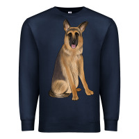 Navy german shepherd Premium Sweatshirt - JahusDesignShop