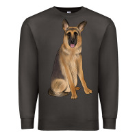 Smoke german shepherd Premium Sweatshirt - JahusDesignShop