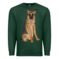Sports Green german shepherd Premium Sweatshirt - JahusDesignShop