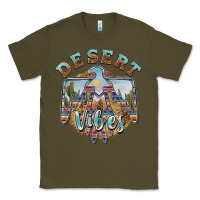 Army Green desert vibes thunderbird Classic Tee - BarkalooDesign