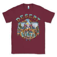 Burgundy desert vibes thunderbird Classic Tee - BarkalooDesign