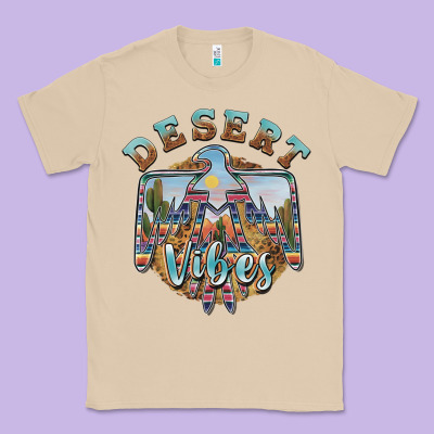 Desert Vibes Thunderbird Classic Tee Designed By Barkaloodesign