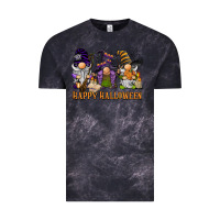 Cloud Black happy halloween  gnomies Vintage Tee - BarkalooDesign