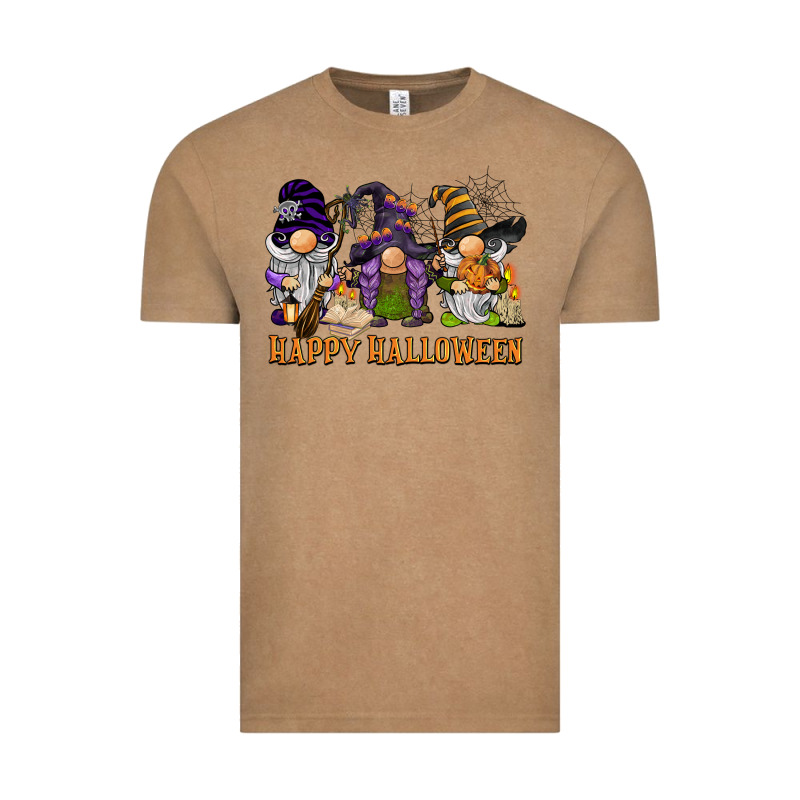 Happy Halloween  Gnomies Vintage Tee by BarkalooDesign | Teevron