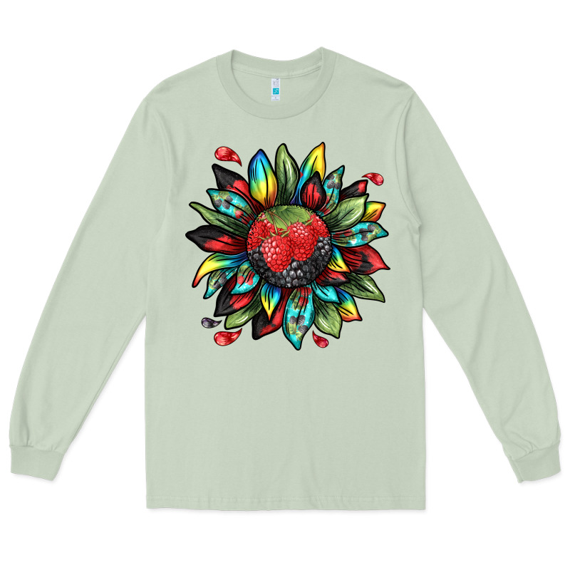 Berry Sunflower Long Sleeve Tee by texasbilliewilder | Teevron