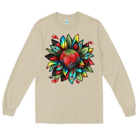 Mushroom berry sunflower Long Sleeve Tee - texasbilliewilder