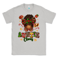 Moon Dust Auntie Claus Afro Messy Bun Classic Tee - texasbilliewilder