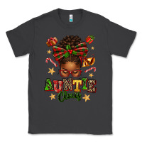 Smoke Auntie Claus Afro Messy Bun Classic Tee - texasbilliewilder
