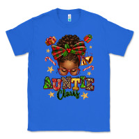 True Royal Auntie Claus Afro Messy Bun Classic Tee - texasbilliewilder