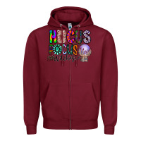 Burgundy hocus pocus witches Zipper Hoodie - CowhideDigitalArt