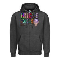 Charcoal Heather hocus pocus witches Zipper Hoodie - CowhideDigitalArt