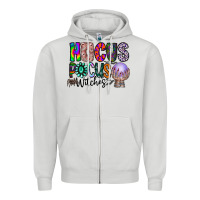 Dove Grey hocus pocus witches Zipper Hoodie - CowhideDigitalArt