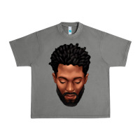 Tornado bearded black man portrait Urban Heavy Tee - texasbilliewilder