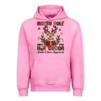 Fuchsia Pink north pole hot cocoa Urban Hoodie - MaliasSmallBusiness