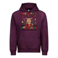 Mauve Wine north pole hot cocoa Urban Hoodie - MaliasSmallBusiness