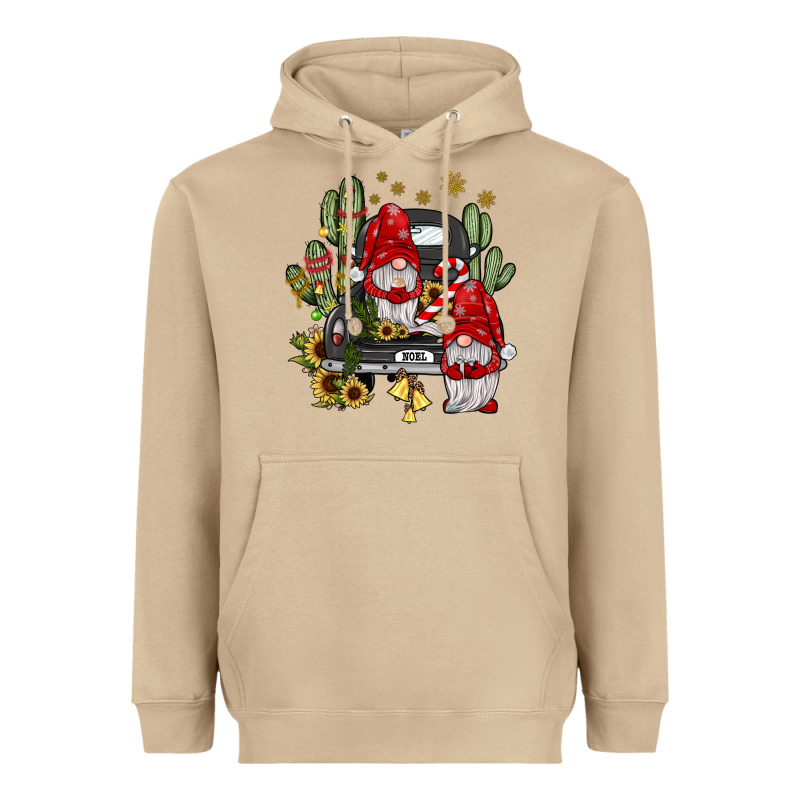 Farm Truck,noel Gnome Heavyweight Hoodie by JahusDesignShop | Teevron