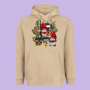 Farm Truck,noel Gnome Heavyweight Hoodie Designed By Jahusdesignshop