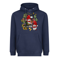 Navy farm truck,noel gnome Heavyweight Hoodie - JahusDesignShop