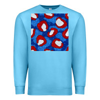 Ocean Blue glitter 4th of july seamless pattern 8 Premium Sweatshirt - BundleAndBundleShop