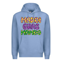 Colony Blue mardi gras mambo Premium Hoodie - MaliasSmallBusiness