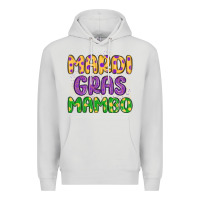 Dove Grey mardi gras mambo Premium Hoodie - MaliasSmallBusiness