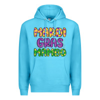Ocean Blue mardi gras mambo Premium Hoodie - MaliasSmallBusiness