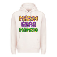 Pale Pink mardi gras mambo Premium Hoodie - MaliasSmallBusiness