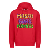 Red mardi gras mambo Premium Hoodie - MaliasSmallBusiness