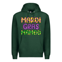 Sports Green mardi gras mambo Premium Hoodie - MaliasSmallBusiness