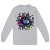 Moon Dust blueberry sunflower Long Sleeve Tee - texasbilliewilder