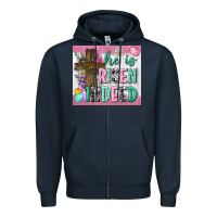 Navy he is risen indeed tumbler Zipper Hoodie - Neo Western
