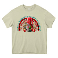 Mossy festive gnome with gifts Heavy Core Tee - CowhideDigitalArt