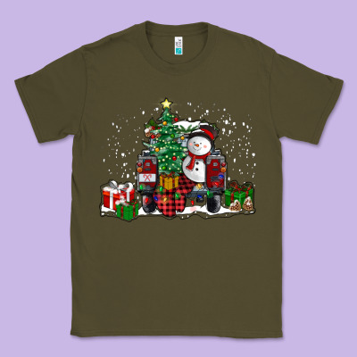Christmas Truck Classic Tee Designed By Ranaportraitstore
