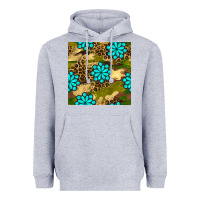 Heather Grey camouflage leopard gemstone seamless pattern Heavyweight Hoodie - BundleAndBundleShop