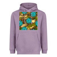 Lavender camouflage leopard gemstone seamless pattern Heavyweight Hoodie - BundleAndBundleShop