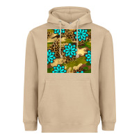 Mushroom camouflage leopard gemstone seamless pattern Heavyweight Hoodie - BundleAndBundleShop
