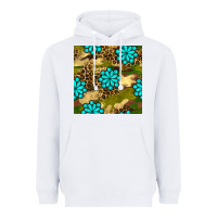 White camouflage leopard gemstone seamless pattern Heavyweight Hoodie - BundleAndBundleShop