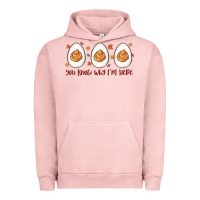 Pigment Salmon you know why i'm here Urban Hoodie - MaliasSmallBusiness