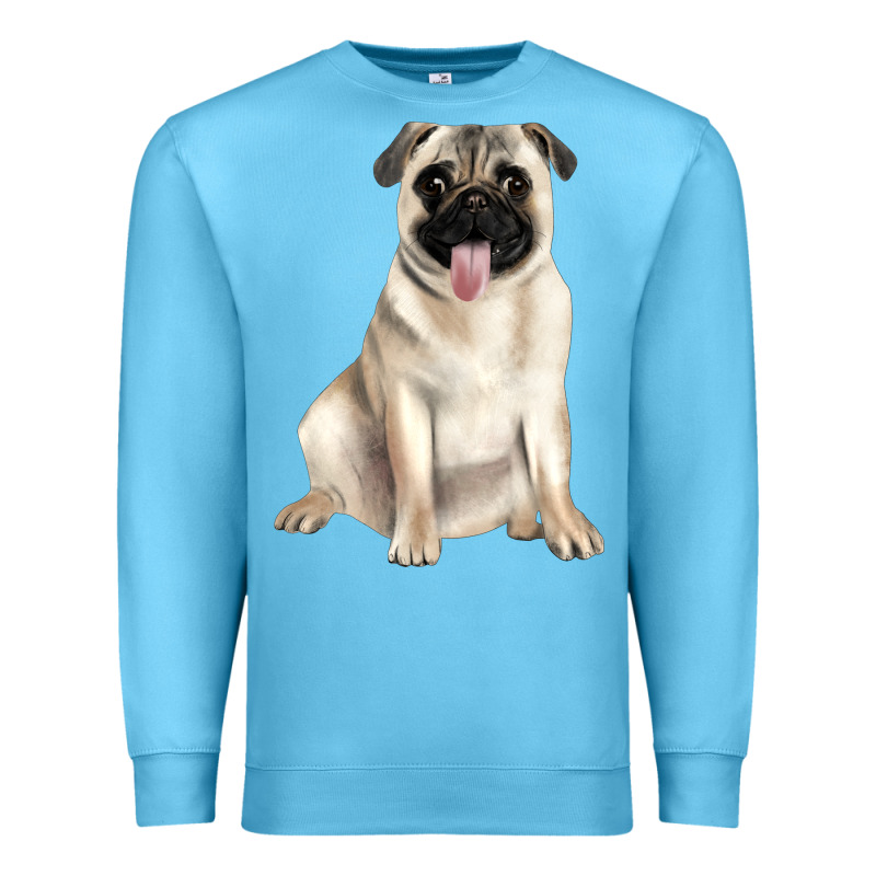 Pug Premium Sweatshirt by JahusDesignShop | Teevron