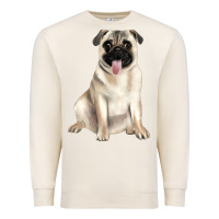 Sandshell pug Premium Sweatshirt - JahusDesignShop
