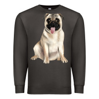 Smoke pug Premium Sweatshirt - JahusDesignShop