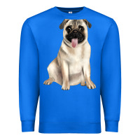 True Royal pug Premium Sweatshirt - JahusDesignShop