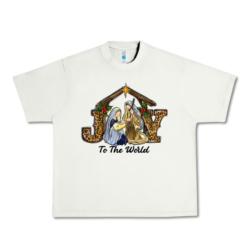 Joy To The World Baby Jesus Christmas Urban Heavy Tee by RanaPortraitStore | Teevron